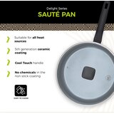  BE Living Duboka tava s poklopcem Delight Black 28 cm | Shoptok.si