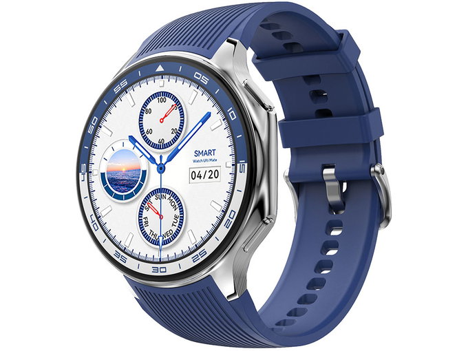  Smart watch dt watch x plavi (plava silikonska i crna kozna narukvica) ( SW468 ) Cene