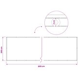  Zaslon za privatnost na balkonu 200 x 800 cm | shoptok.hr