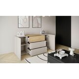 P & B Široka Komoda Berlin, Kašmir, Barva Hrasta | Shoptok.si