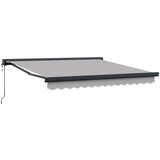  Povlačivi tende Svjetlosiva 350 x 250 x 165 cm Tkanina i Metal | shoptok.hr