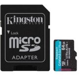 Kingston microSD 128GBCanvasGoPlus, Gen4r/w:200MB/s/160MB/s,with adapter | Eponuda.ba