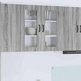 vidaXL Stenska kuhinjska omarica s polico Siva Sonoma 80 x 31 x 80 cm | Shoptok.si