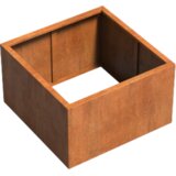 ADEZZ Korito za rastline Carrez iz jekla Corten - kvadratno / brez dna - 100 x 100 x 60 cm | Shoptok.si