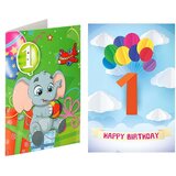  SE Čestitka 3D HappyB 1st Baloni Cijene