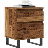 vidaXL Nočna omarica Old Wood 40x35x50 cm Inženirski les | Shoptok.si