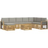  Setovi sofa Čvrsto drvo akacije | shoptok.hr