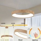  Brilagi - drveni LED luster na sajli FALCON WOOD MODERN LED/40W/230V, prečnik 60 cm | Eponuda.com