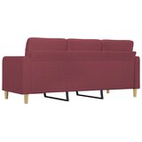  Trosjed od tkanine crvena boja vina 180 cm | shoptok.hr