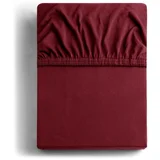 DecoKing Bordo rdeča napenjalna rjuha iz jerseyja 120x200 cm Amber –
