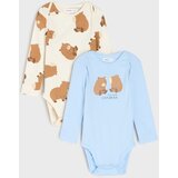 Sinsay Pamučni body s printom kapibara 2 pack | shoptok.hr