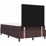  Krevet s opruga kutije Tamno smeđa 120 x 190 cm tkanina | shoptok.hr