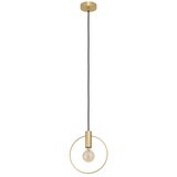 Eglo viseća lampa MANIZALES E27 brušeni mesing prsten bez senila 98834 Cene