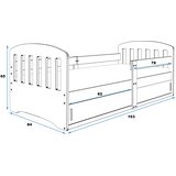 Krevet BMS CLASSIC sa spremištem 160x80 cm GRF | shoptok.hr