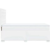 vidaXL Box spring postelja z vzmetnico bela 80x200 cm umetno usnje | Shoptok.si