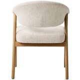 Unique Furniture Kremno beli jedilni stoli z nasloni za roke iz masivnega hrasta v kompletu 2 ks Elk – | Shoptok.si