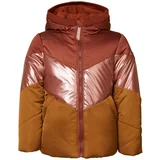 Noppies Zimska jakna 'Alachua' smeđa / roza / hrđavo crvena
