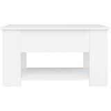  Stolić za kavu bijeli 79 x 49 x 41 cm od konstruiranog drva | Shoptok.si