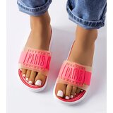 Gemre Pink rubber flip-flops Paris | Shoptok.si