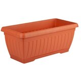Plastična žardinjera Jadran (Vanjska dimenzija (D x Š x V): 40 x 20 x 17 cm, Plastika, Terakota) | shoptok.hr