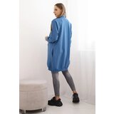 Kesi Women's zip-up hoodie with inscriptions denim | shoptok.hr