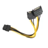 Napojni kabal za grafičku karticu 8-pin na 2x SATA 15-pin