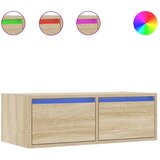 Maison Chic TV omarica - TV stojalo - Televizijska omarica z LED lučkami sonoma hrast 75x35,5x25 cm, (21700783) Cene