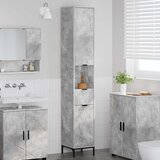  Kupaonski ormar s ladicama Betonski sivi 31,5 x 33 x 190 cm | shoptok.hr