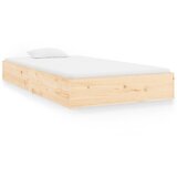 The Living Store Posteljni okvir trden les 100x200 cm - Posteljni Okvir, (21525097) | Shoptok.si