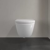 Villeroy Boch 4670T9R1 Universo Combi-Pack CeramicPlus TwistFlush viseča brezrobna WC školjka z WC desko s počasnim zapiranjem | Shoptok.si