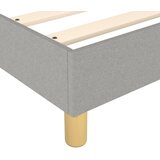  Okvir za krevet s oprugom svjetlosivi 90x200 cm od tkanine | shoptok.hr