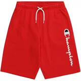 Champion Authentic Athletic Apparel Športne hlače temno modra / živo rdeča / bela