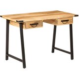  Radni stol s ladicama 105x55x70 cm masivno drvo manga i željezo | shoptok.hr