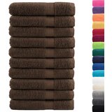 Furnova Premium brisače za savno SOLUND 10 kos rjava 80x200 cm 600 g/m2, (21916789) | Shoptok.si