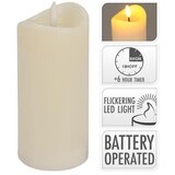  Novogodišnja LED sveća 7x15cm ivory | Eponuda.com
