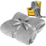 Teesa deka od flisa 200x220 cm - siva | shoptok.hr