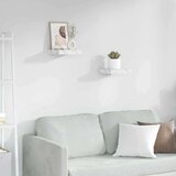  Stenska polica 2 pcs Beli marmor 23 x 23,5 x 4 cm, (5000201169) | Shoptok.si