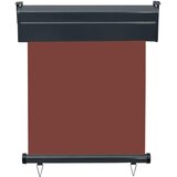 Balkonska bočna tenda 65 x 250 cm smeđa | shoptok.hr