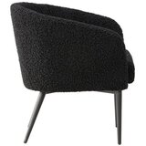 Venture Home fotelja Fluffy, crna | shoptok.hr