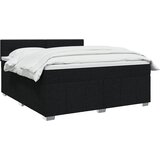  Boxspring krevet s madracem Crna 180 x 200 cm Tkanina | shoptok.hr