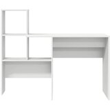  Stol s policom Bijelo 131,5 x 50 x 106,5 cm Konstruirano drvo | shoptok.hr