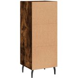  Komoda boja dimljenog hrasta 34,5x34x90 cm konstruirano drvo | shoptok.hr