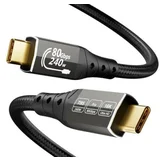 Kabl USB4 V2.0 USB C-CM/M Thunderbolt 5/4, 80Gbps/PD 16K@60Hz 8K@120Hz, 2m, crni
