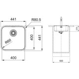 Franke 127.0698.242 Smart SRX 210/610-40 pomivalno korito iz nerjavnega jekla | Shoptok.si
