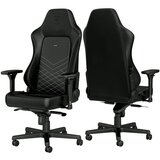  NOBLECHAIRS HERO Gaming stolica crno-platinum bela | ePonuda.com