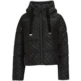 Guess Puhovke 4G LOGO HOODED PUFFA Črna | Shoptok.si