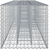  Gabionski uzdignuti krevet 2 pcs Srebrno 340 x 60 x 55 cm | shoptok.hr