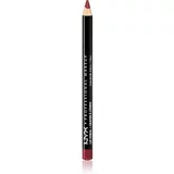NYX Professional Makeup Slim Lip Pencil črtalo za ustnice 1 g odtenek 817 Hot Red