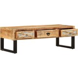  Klubska mizica 110x50x38 cm trden mangov les | Shoptok.si