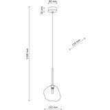  Brilagi - Visilica na sajli VULCANO 1xG9/8W/230V bež/dimljeno bež | Eponuda.com